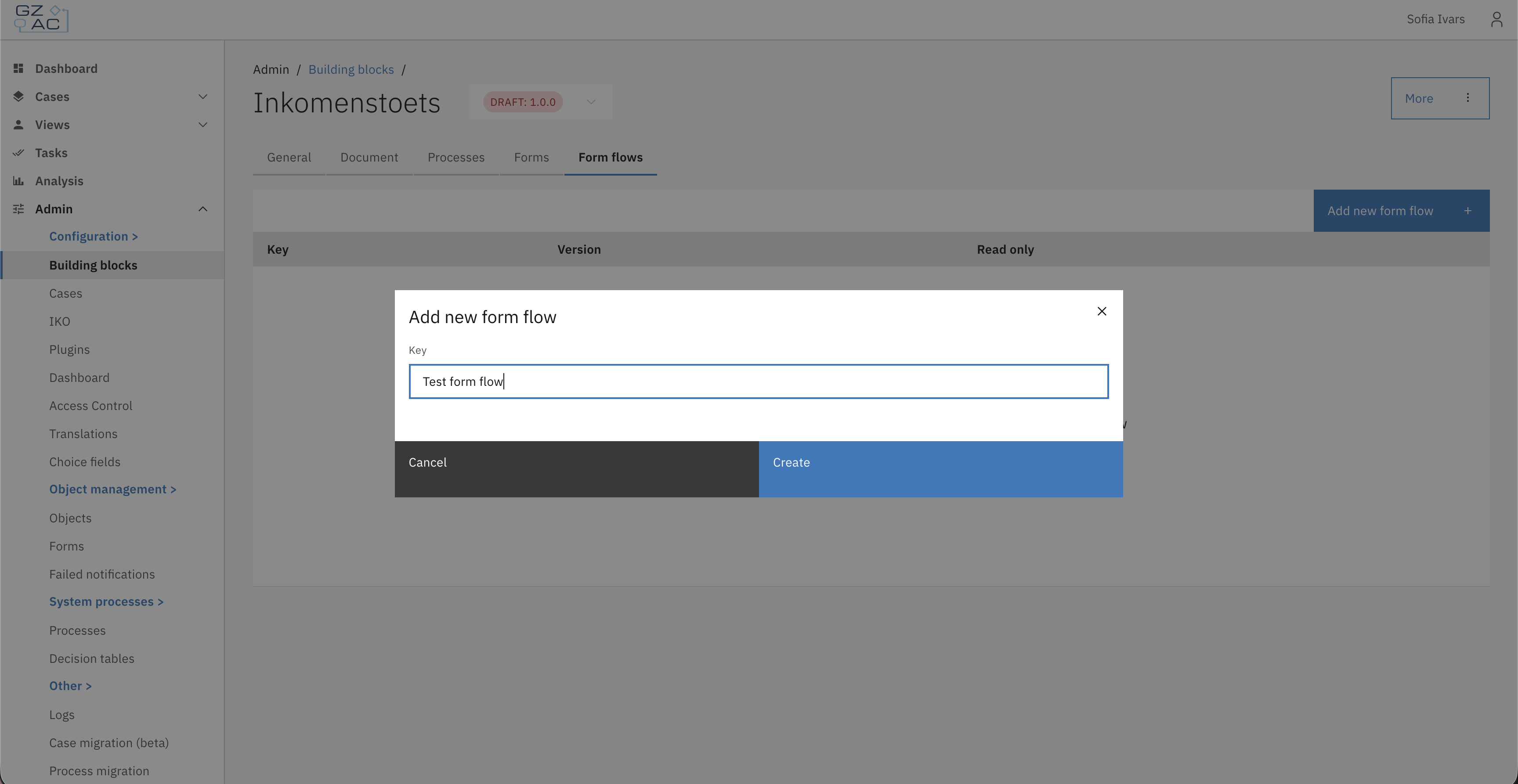 Add form flow